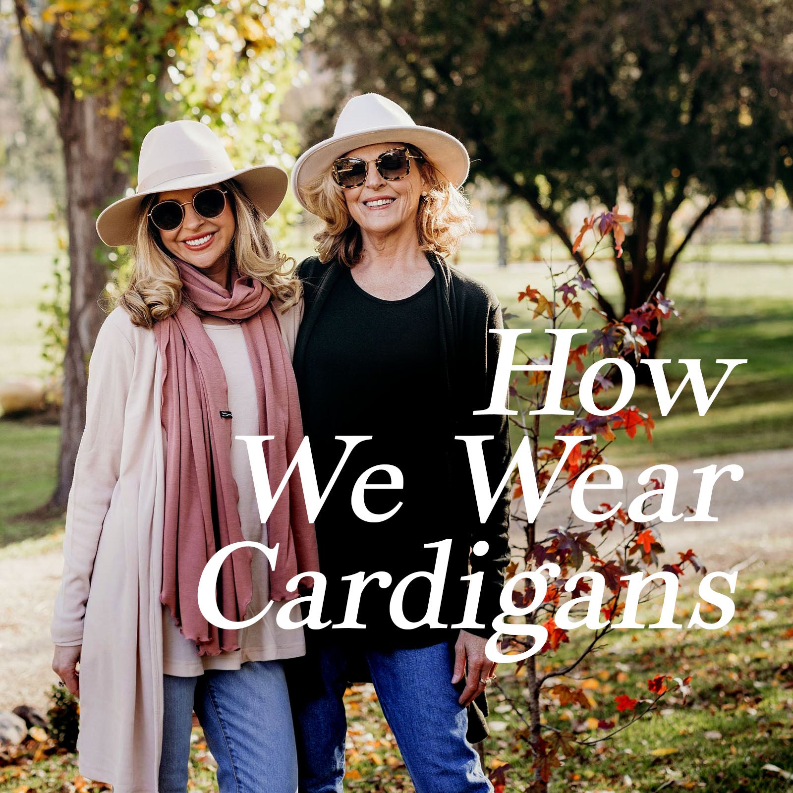 How We Wear Cardigans in Winter