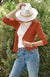 Pre Loved: 3/4 Sleeve Crop Cardigan (size 10) Women&#39;s Merino Wool Crop Cardigan with 3/4 Sleeves

