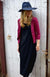 Pre Loved: 3/4 Sleeve Crop Cardigan (size 16) Women&#39;s Merino Wool Crop Cardigan with 3/4 Sleeves
