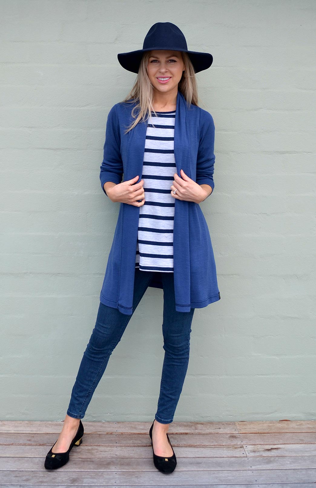 Pre Loved: Drape Cardigan - Heavyweight (size 6) Women&#39;s Merino Wool Drape Cardigan
