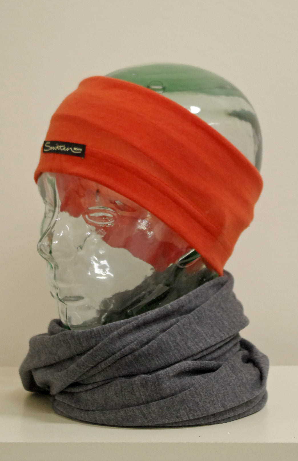 Burnt Orange Unisex Merino Wool Thermal Headband