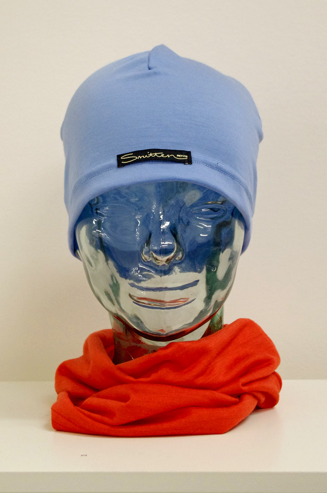 Dusty Blue Unisex Merino Wool Skull Cap Lightweight (170g) Beanie