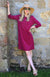Black Women&#39;s Merino Wool Shift Dress
