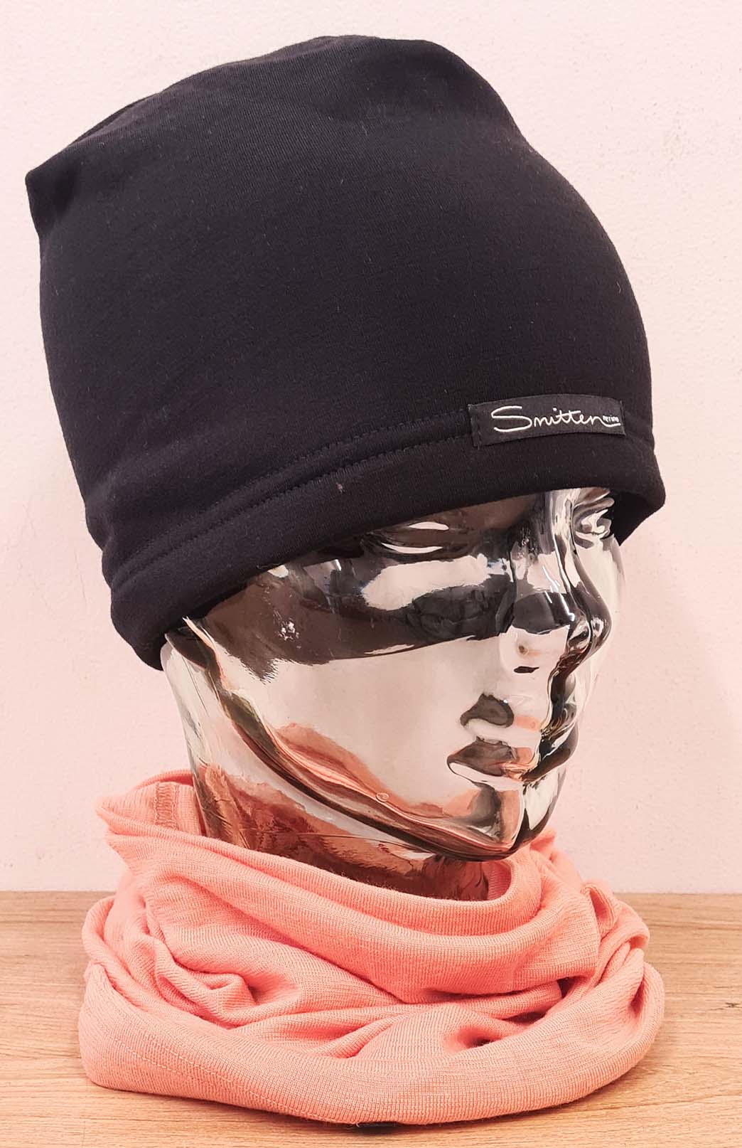 Peach Guava Unisex Merino Wool Thermal Neck Warmer Neck Gaiter