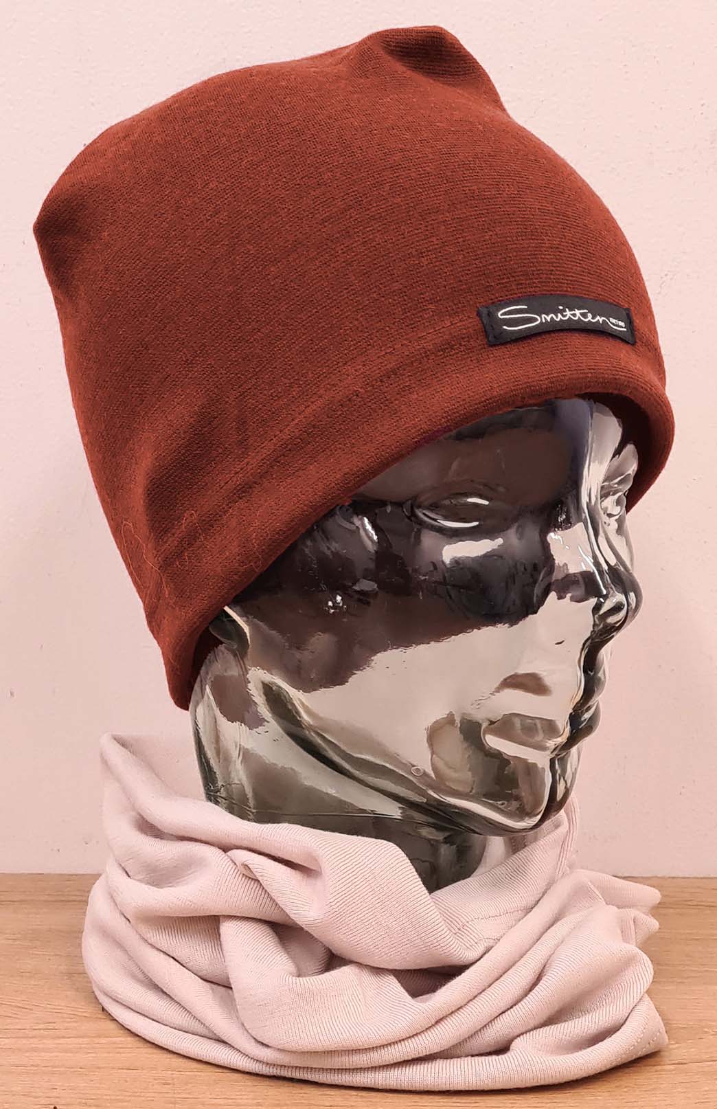 Shiraz Red Unisex Merino Wool Thermal (360g) Beanie