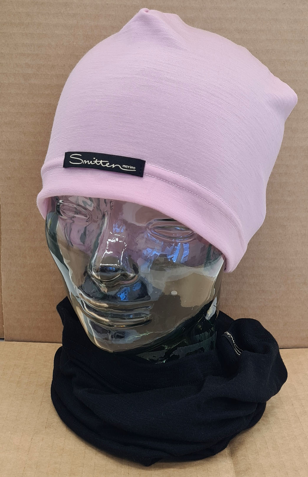 Dusty Pink Unisex Merino Wool Skull Cap Lightweight (170g) Beanie