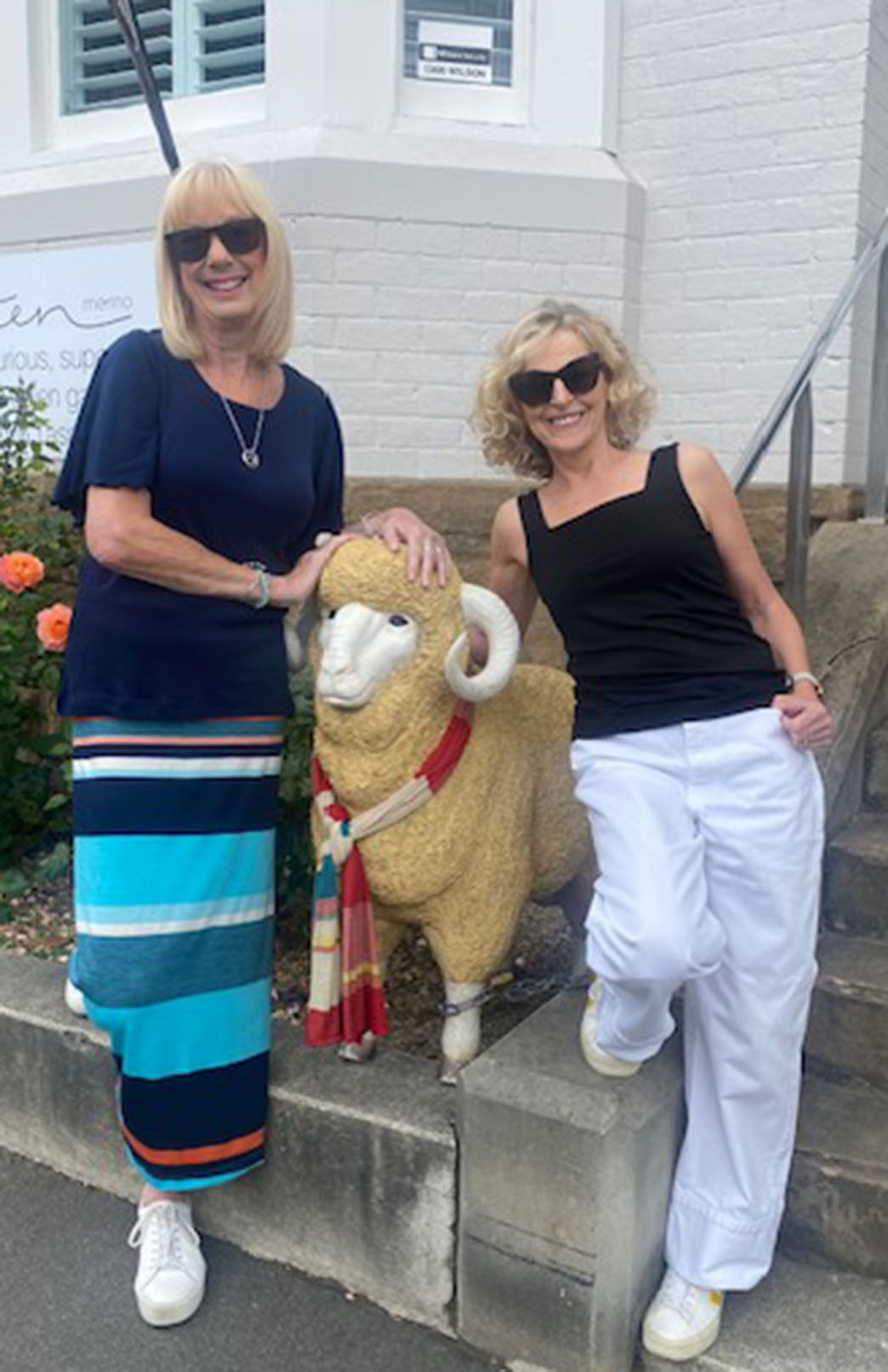 Turquoise & Orange Multi Stripe