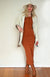 Billie Dress Women&#39;s Sleeveless Merino Wool Midi Dress with Button Detail
