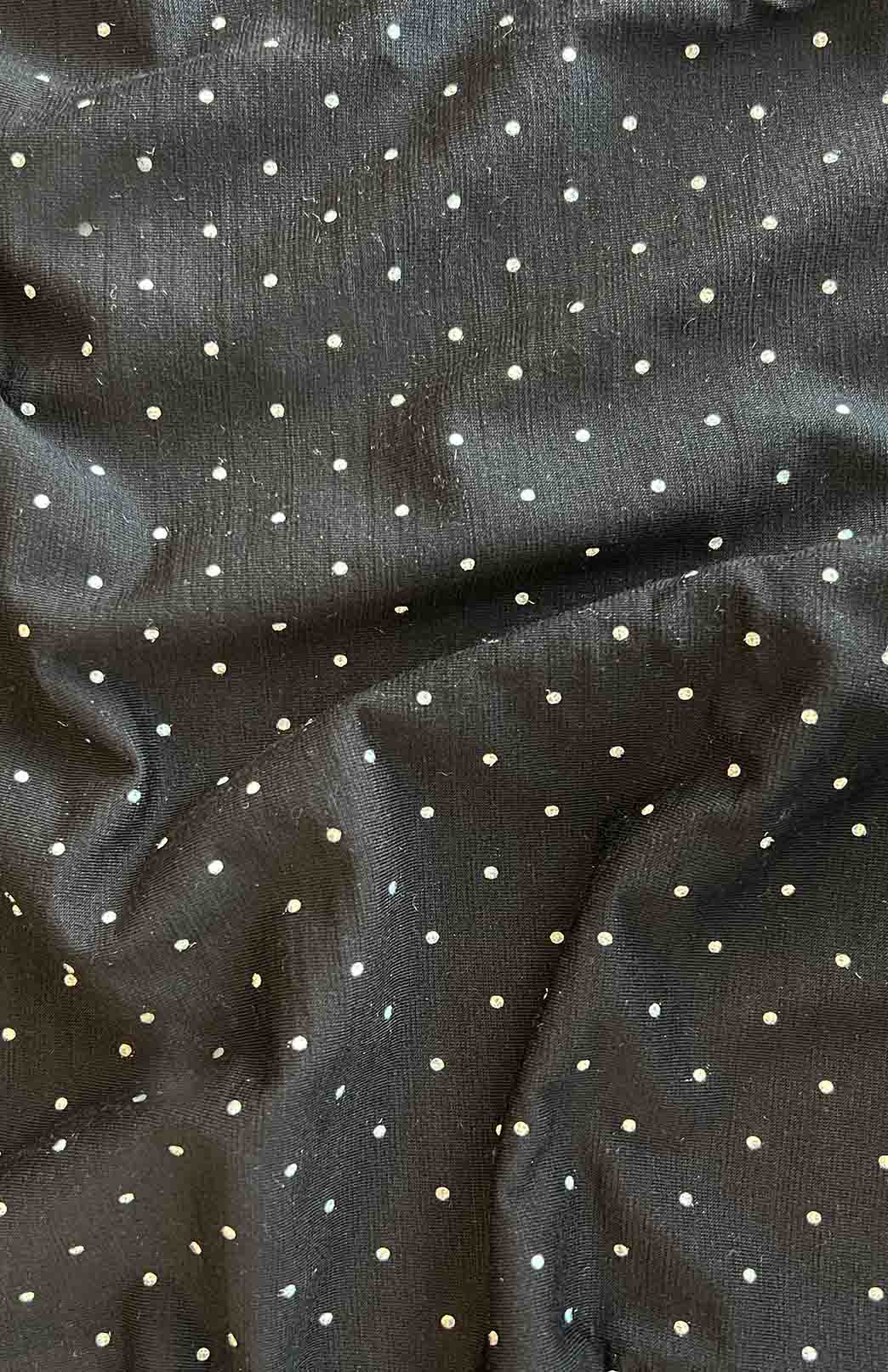 Black & White Spot Women's Merino Wool Long Sleeve Fashion &amp; Layering Top