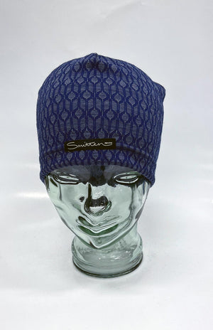 Lightweight Patterned and Striped Skull Cap Sports Beanie