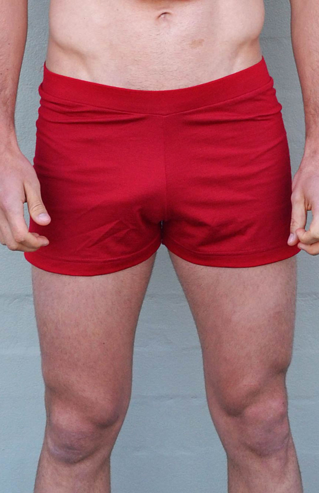 Chilli Red Men's Merino Wool Boxer Shorts