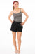 Black Women&#39;s Merino Wool Layering and Activewear Camisole Top
