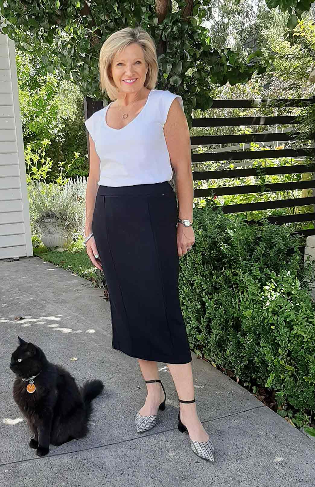 Crisp White Women's Organic Cotton Cap Sleeve Fashion T-Shirt