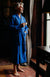 Azure Blue Wool and Cashmere Blend Nightgown 
