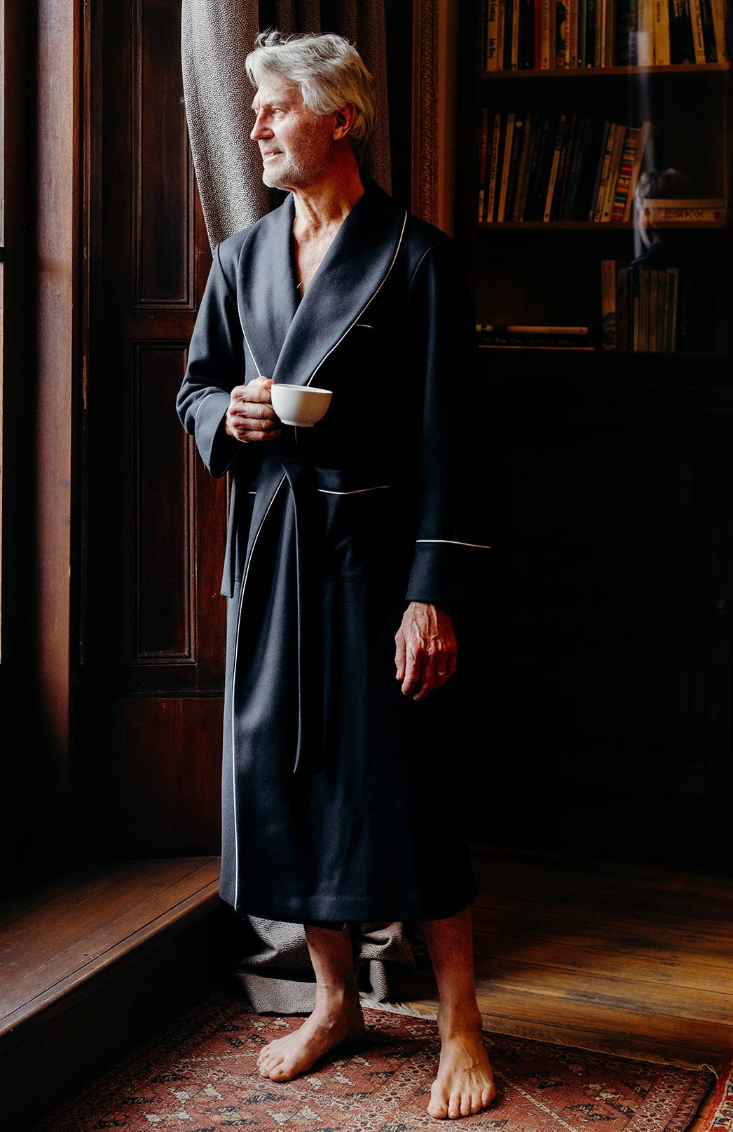 Cashmere Wool Men's Nightgown Smitten Merino