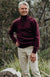 Forest Green Men&#39;s Merino Wool Knitted Zip Neck Jumper
