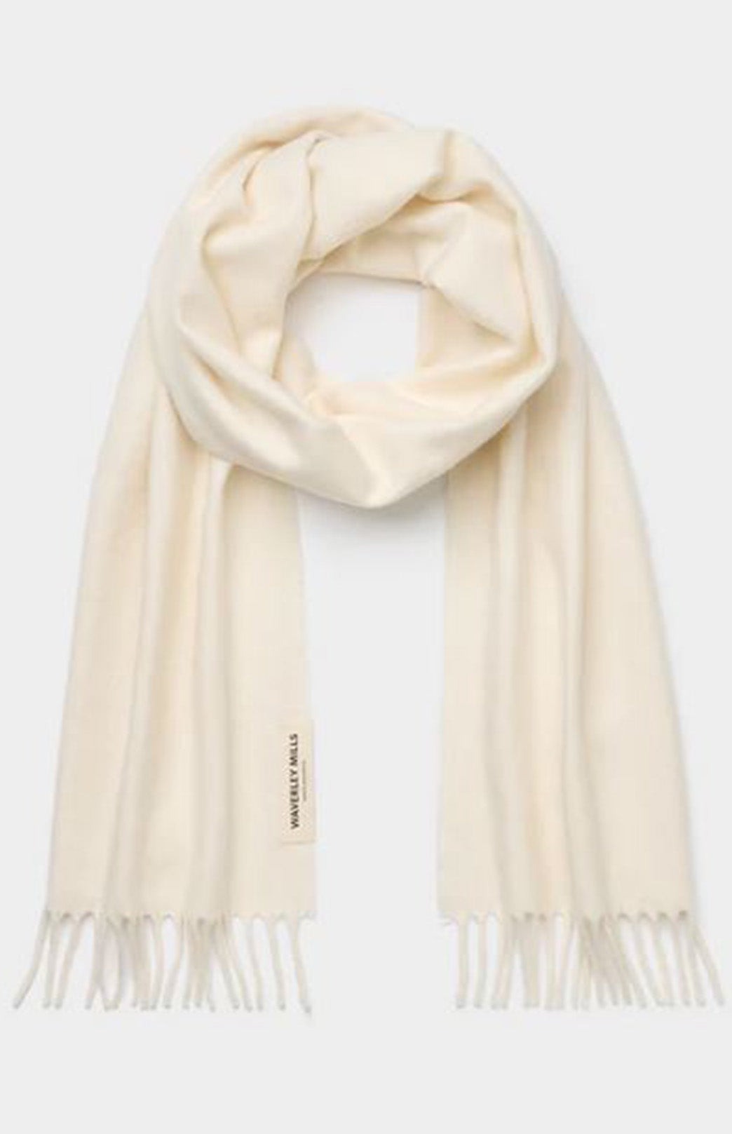 Forest Check Waverley Mills Scarf in Merino Wool 
