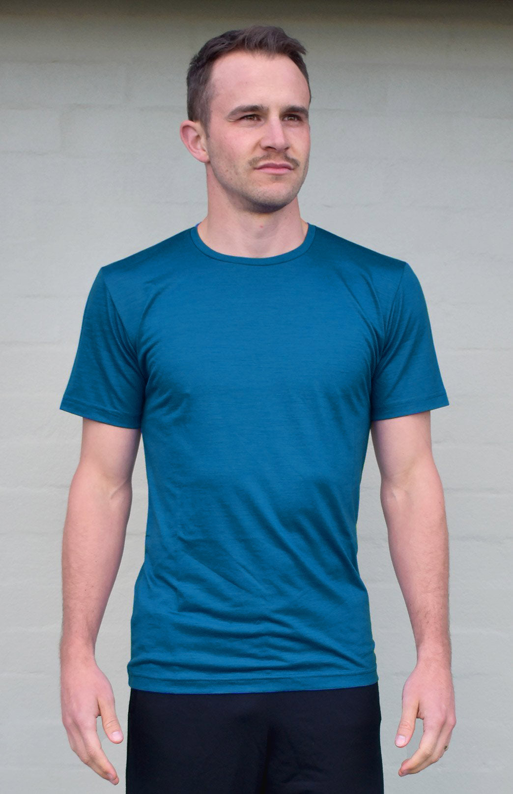 Teal Men's Merino Wool T-Shirt