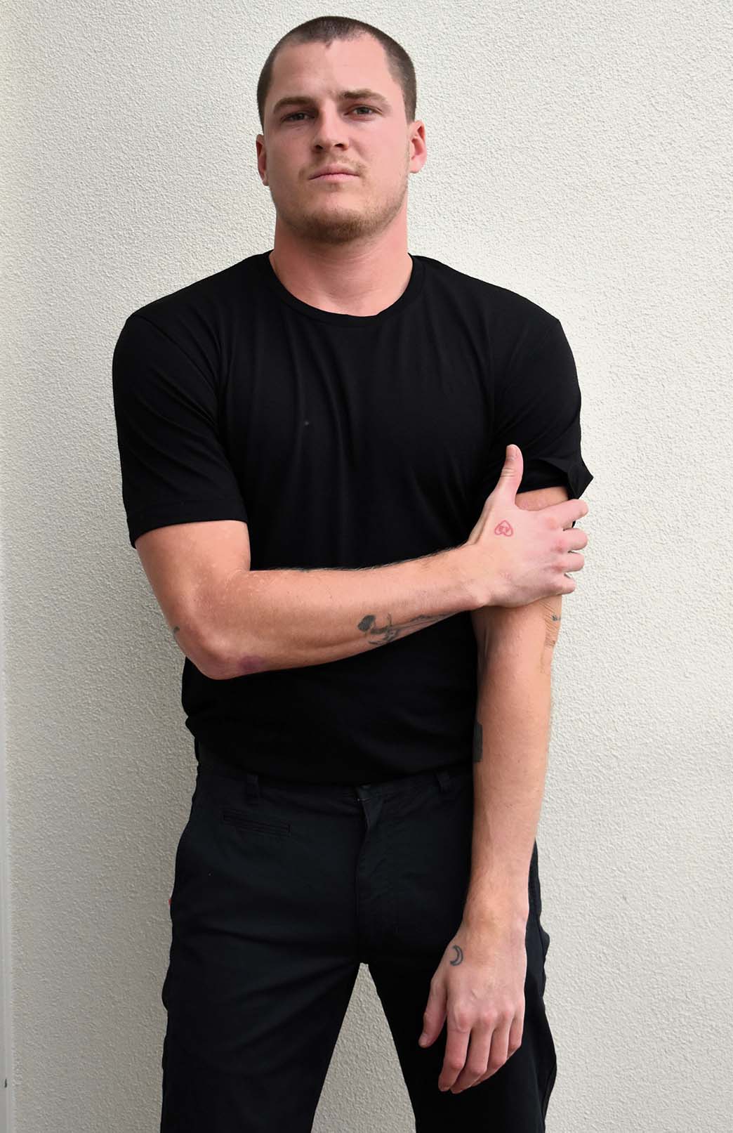Black Men's Merino Wool T-Shirt
