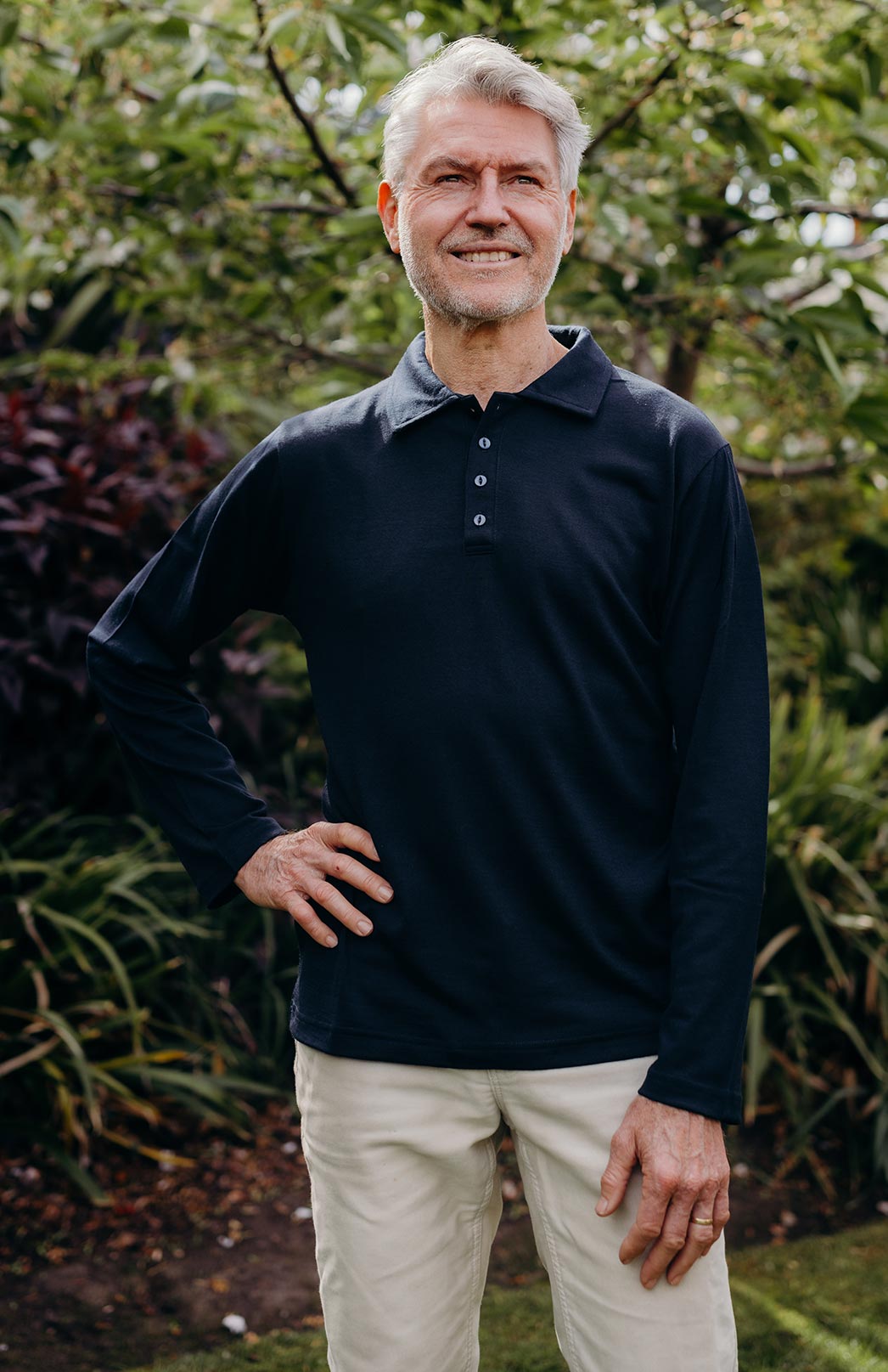 Classic Polo Neck Golf T Shirt Smitten Merino