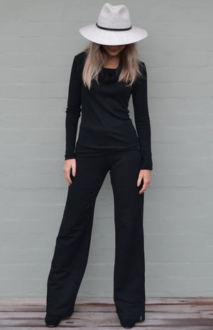 Long Sleeve Cowl Neck Top