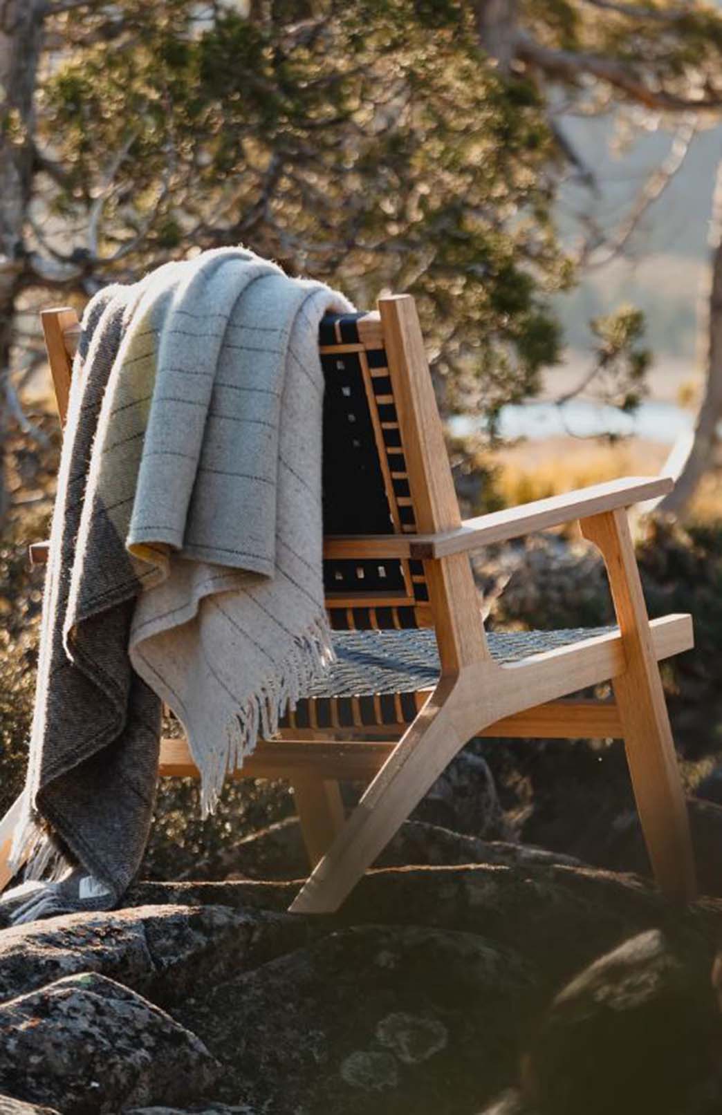 Cradle Mountain Terrain Waverley Mills Recycled Wool Throw