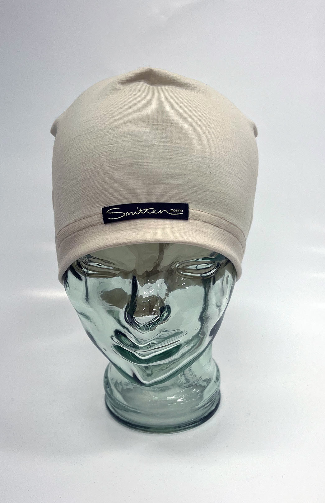 Cream Unisex Merino Wool Skull Cap Lightweight (170g) Beanie