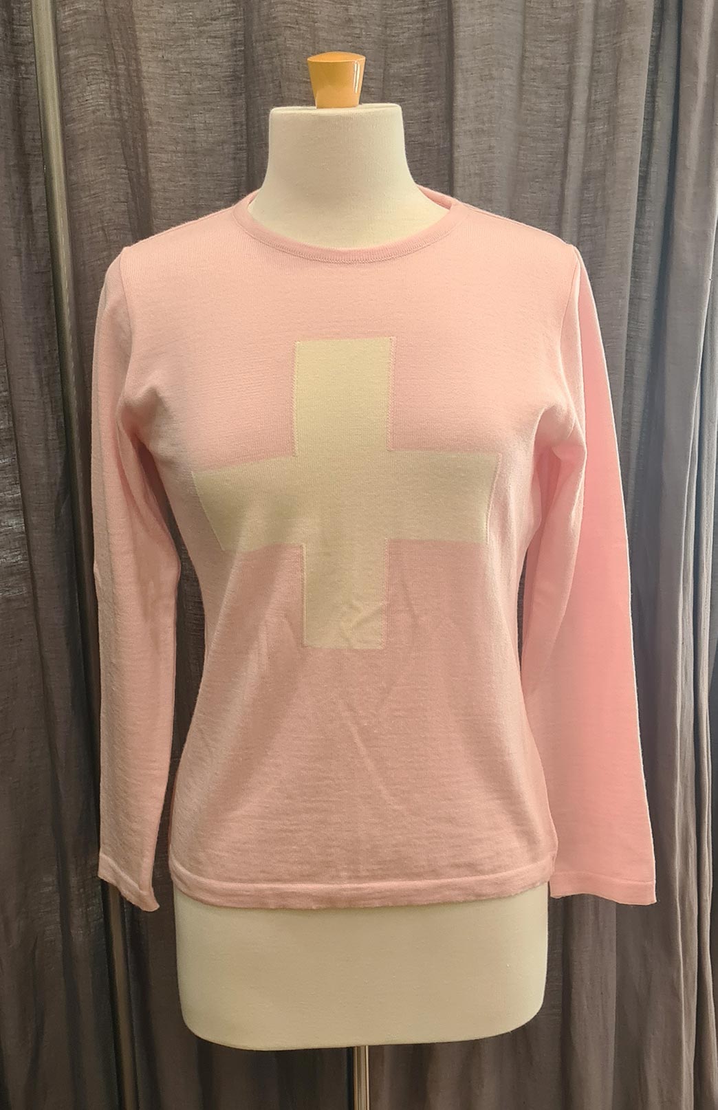 Pink Swiss Sweater