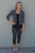 Pre Loved: 3/4 Sleeve Crop Cardigan (size 8) Women&#39;s Merino Wool Crop Cardigan with 3/4 Sleeves
