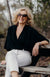 Ivory Women&#39;s Merino Wool Loose Wrap Cross Over Poncho
