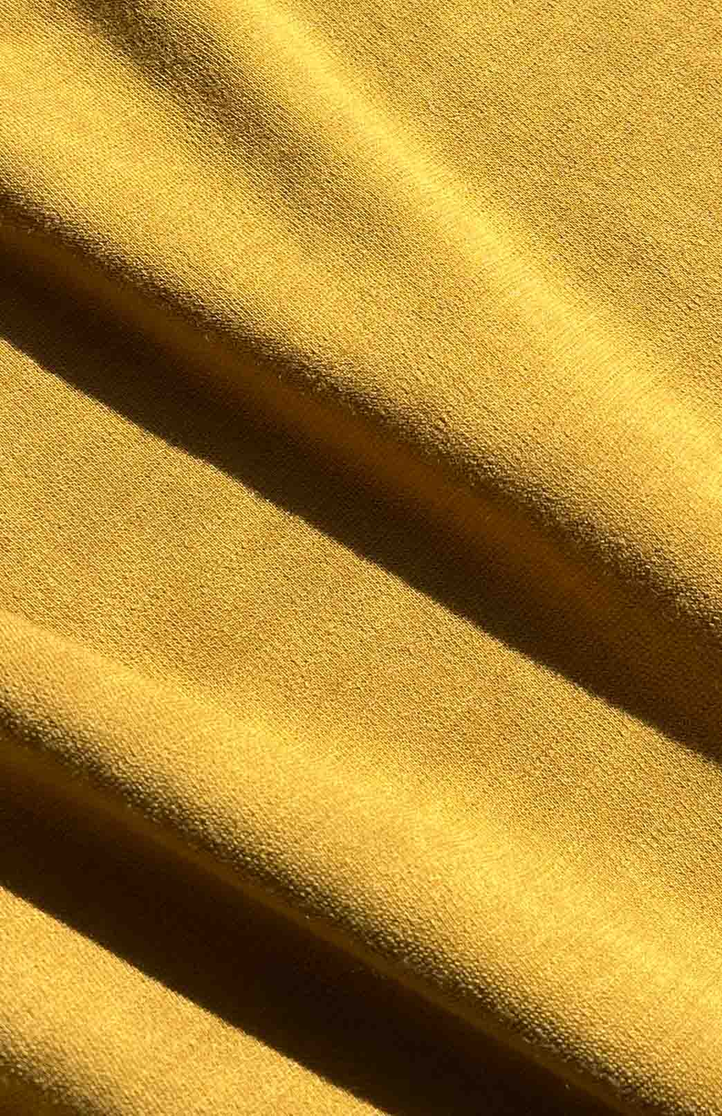 Dark Mustard Women's Merino Wool Sleeveless Straight Dress