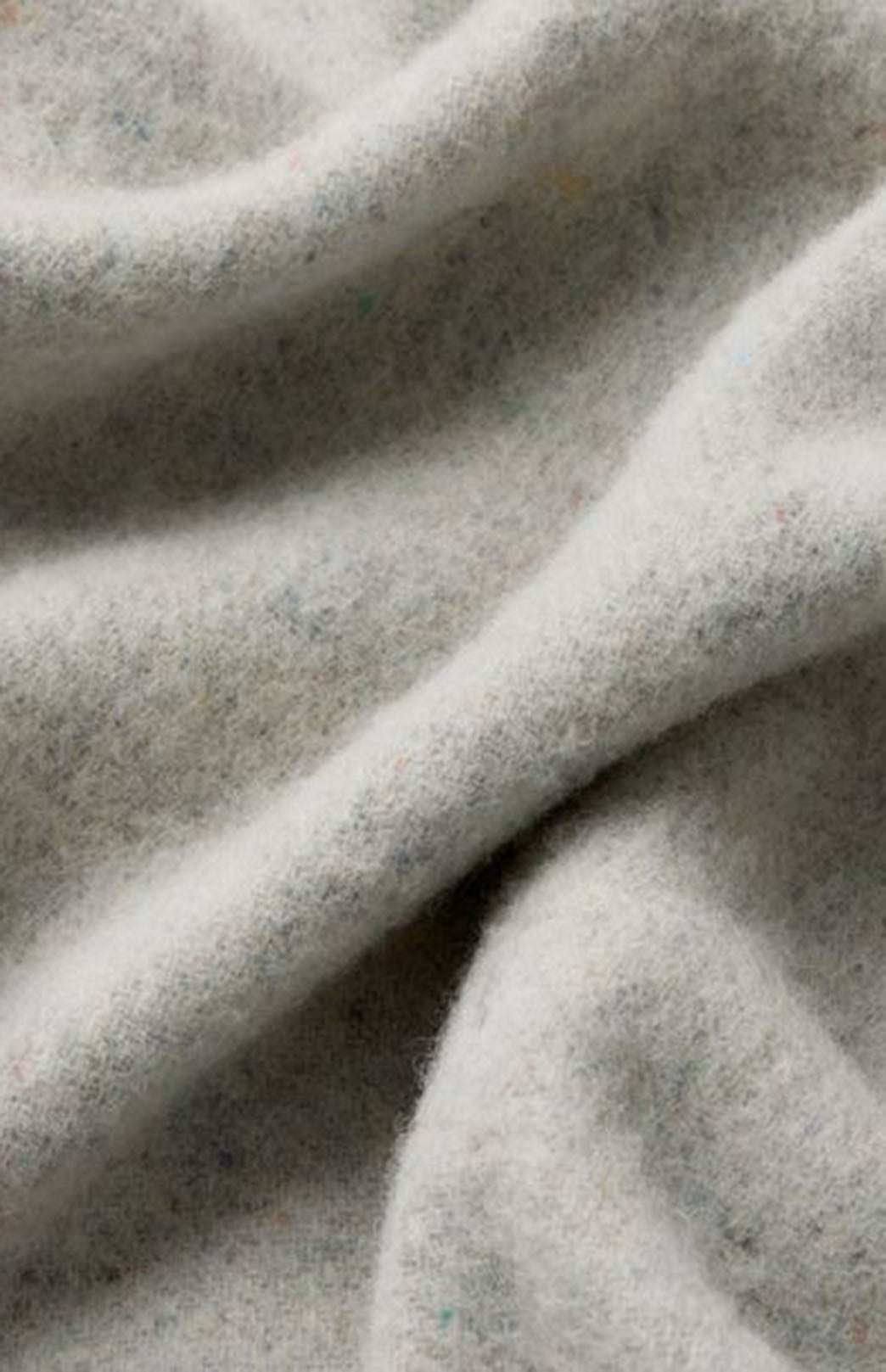 Dove Grey Waverley Mills Recycled Wool Throw