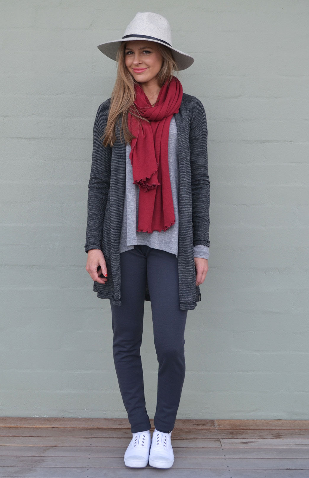 Steel Grey Women's Merino Wool Heavyweight (360g) Leggings