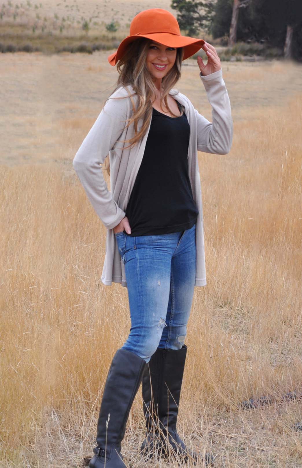 Drape Cardigan Women's Merino Wool Drape Cardigan