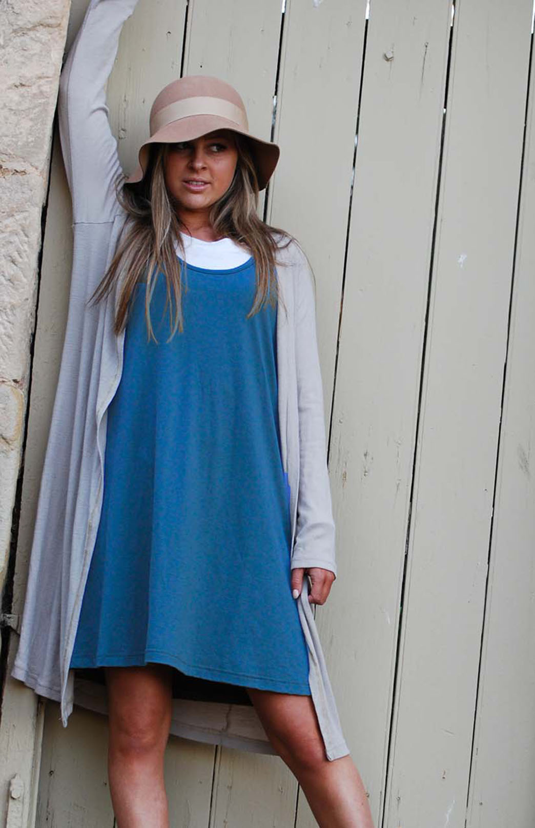 Stone Women's Merino Wool Drape Cardigan