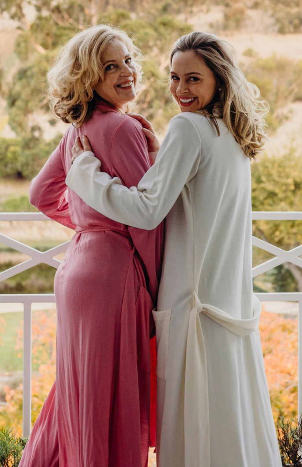 Ivory Superfine Merino Wool Dressing Gown