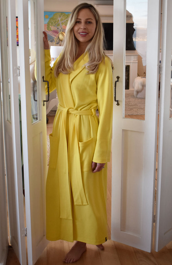 Women's Merino Wool Thermal Dressing Gown