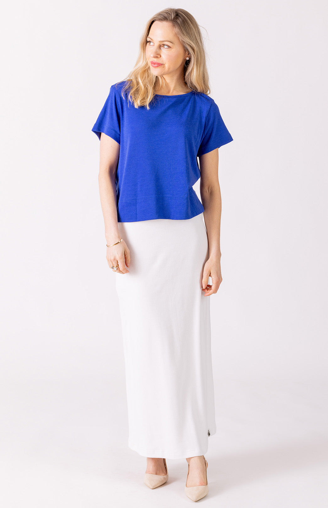 Bluebell Women's Merino Wool Boxy Tee