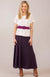 Magenta Merino Wool Belt
