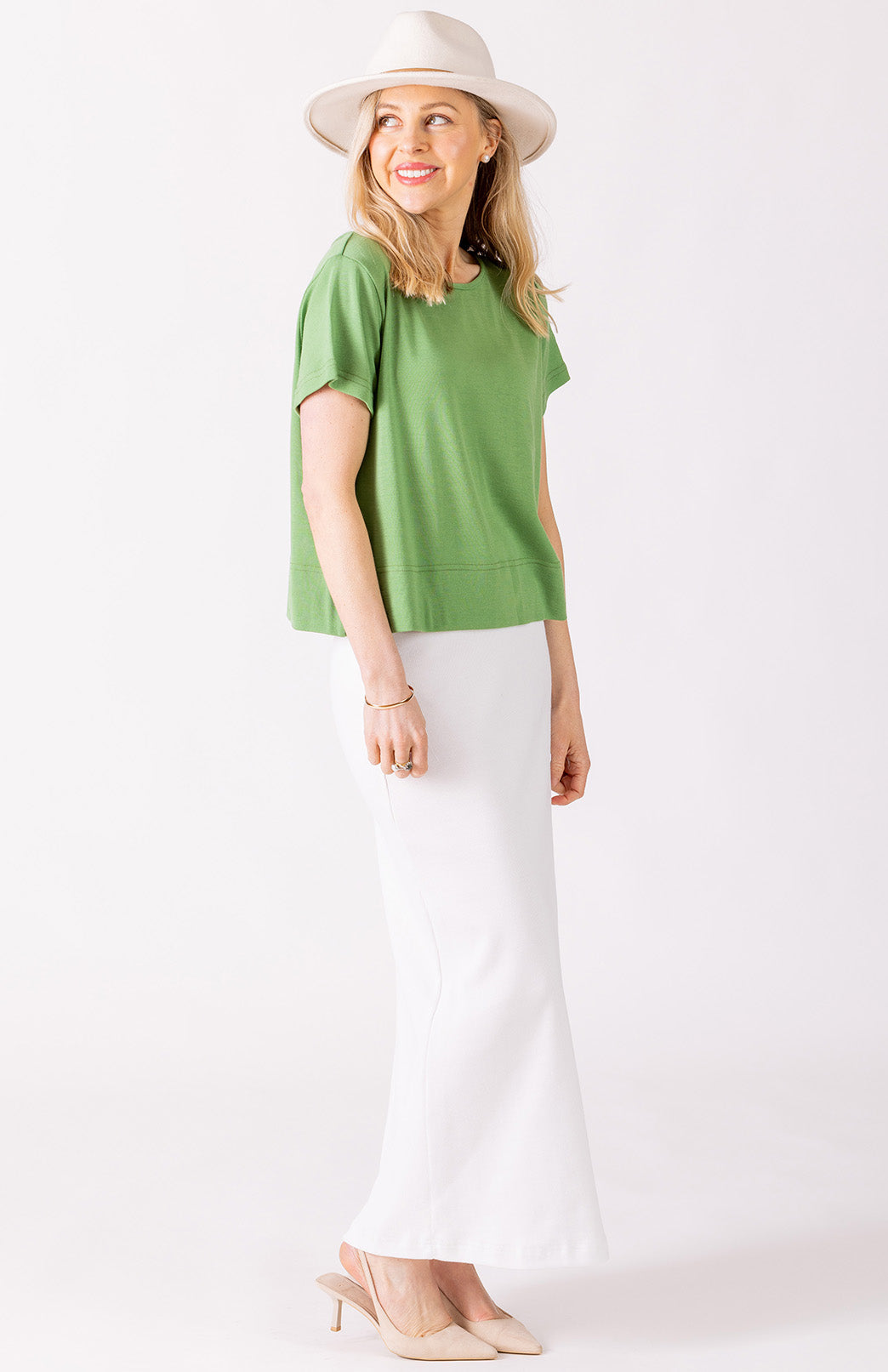 Eliza Top Women's Merino Wool Boxy Tee