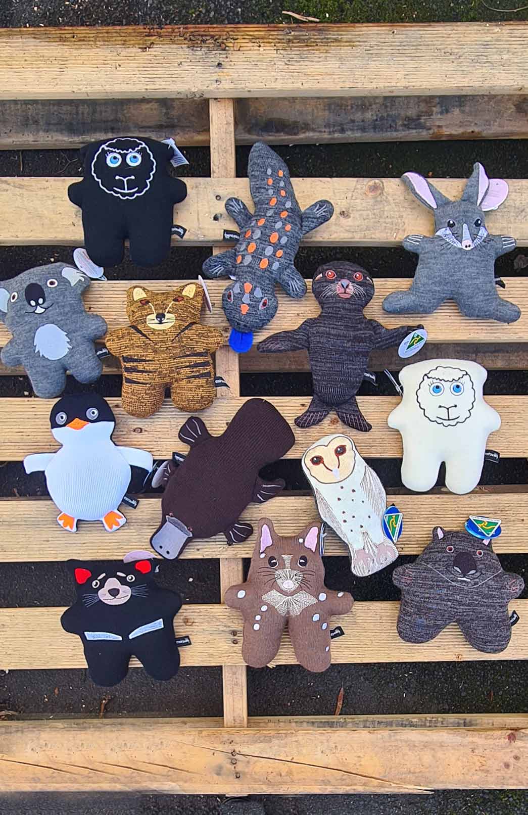 Envirowoolly Plush Toy Handmade Australian Animal Plush Toy