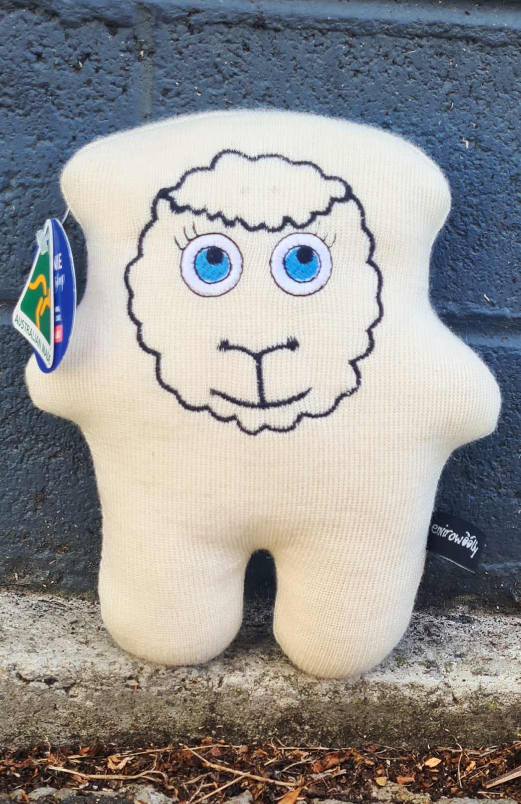 White Sheep Handmade Australian Animal Plush Toy