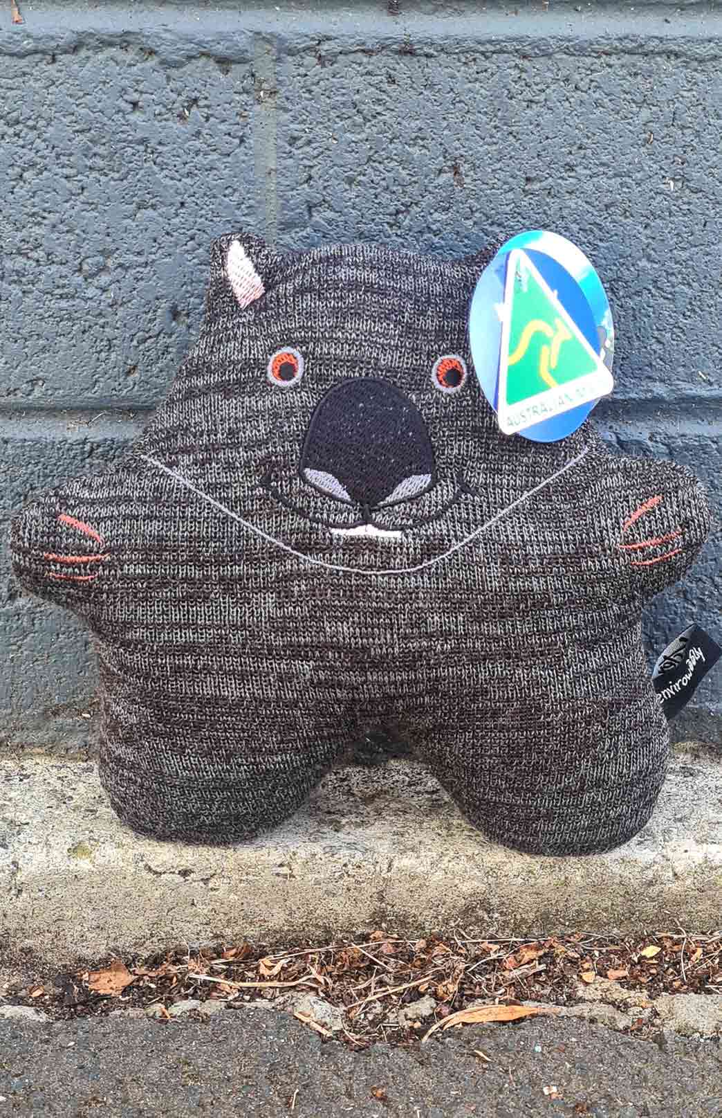 Wombat Handmade Australian Animal Plush Toy