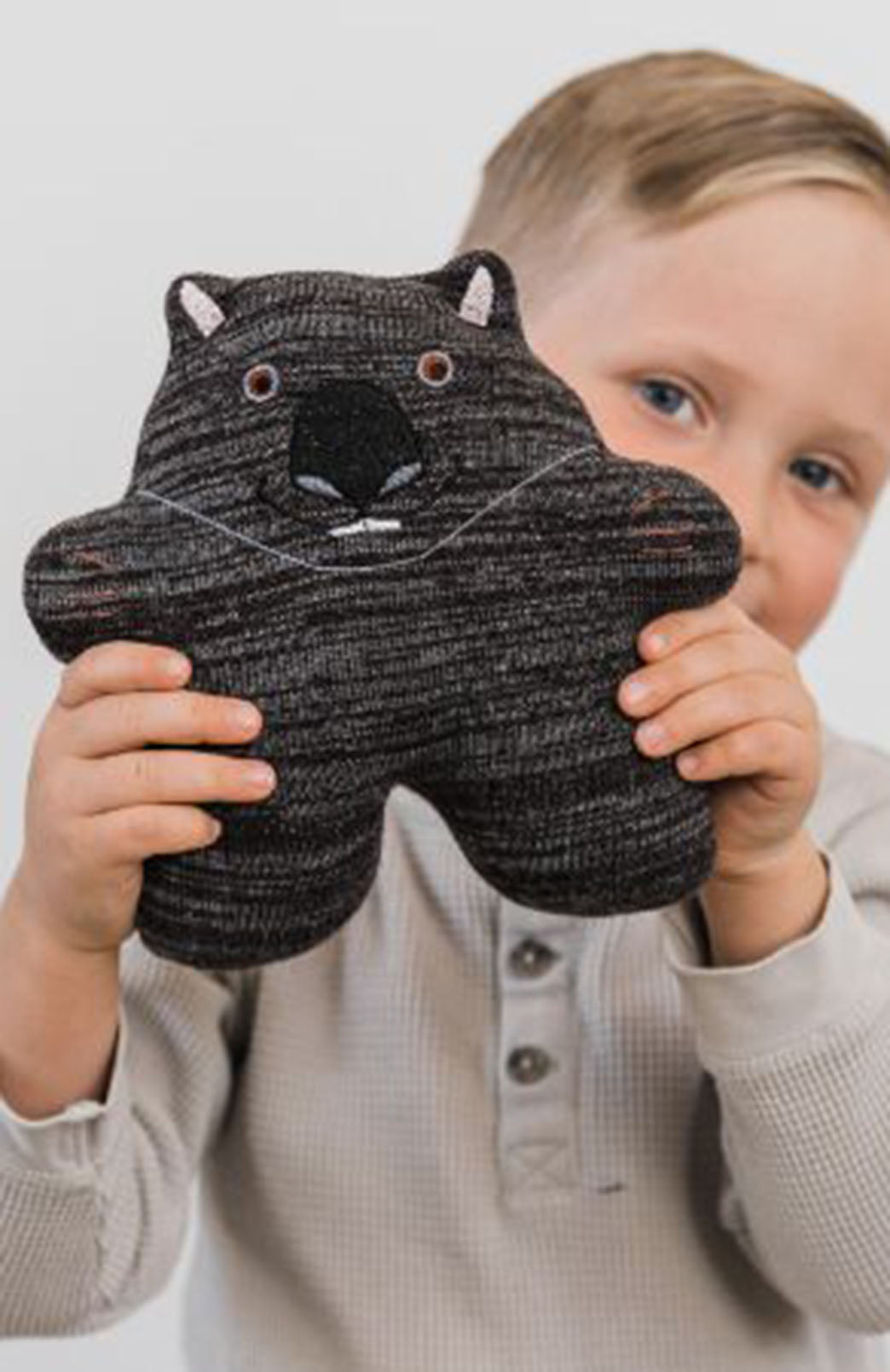 Wombat Handmade Australian Animal Plush Toy