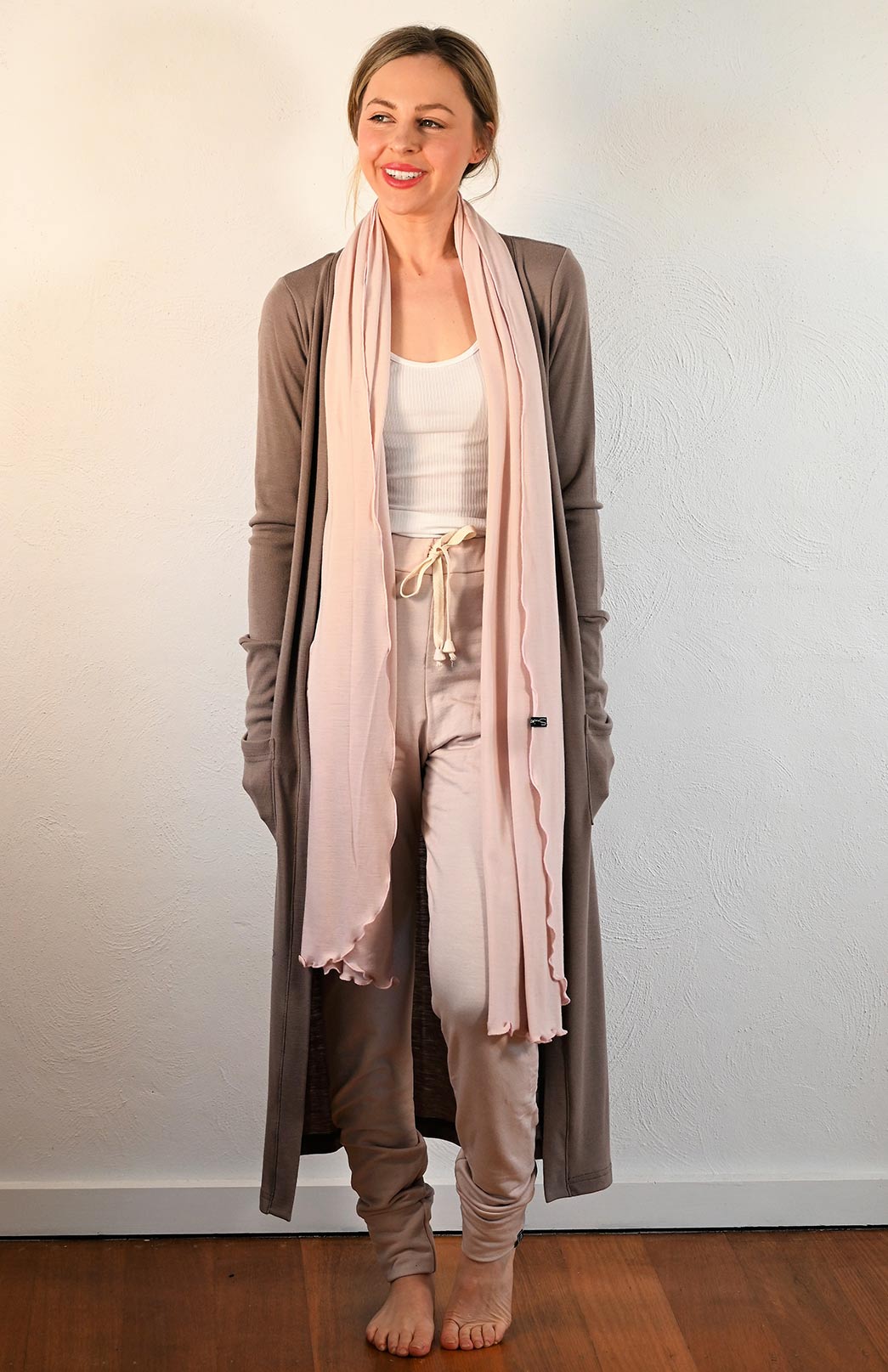 Nude Women's Merino Wool Fleece Lounge Pants &amp; Yoga Pants 