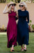 Magenta Women&#39;s Merino Wool Sleeveless Dress
