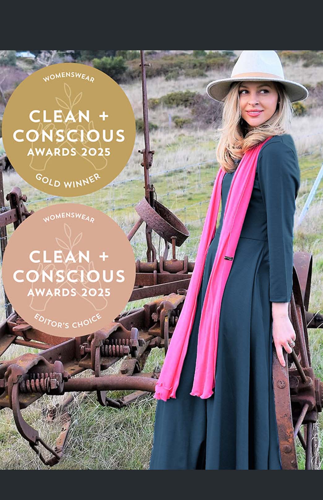 Florence merino wool dress Women's Merino Wool 7/8 Sleeve Dress