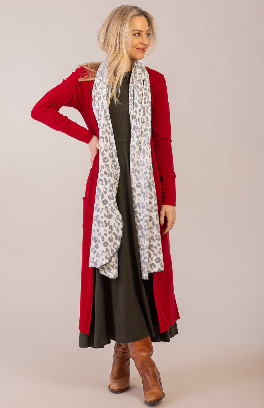 Vintage Ivory Leopard