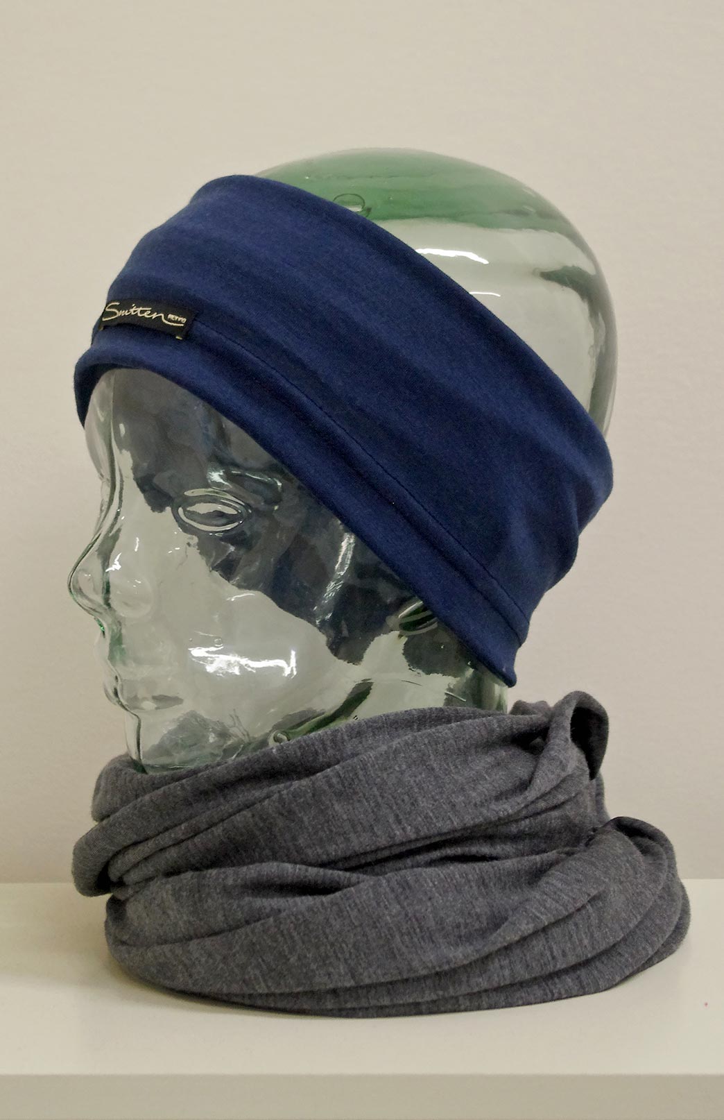 French Navy Unisex Merino Wool Thermal Headband