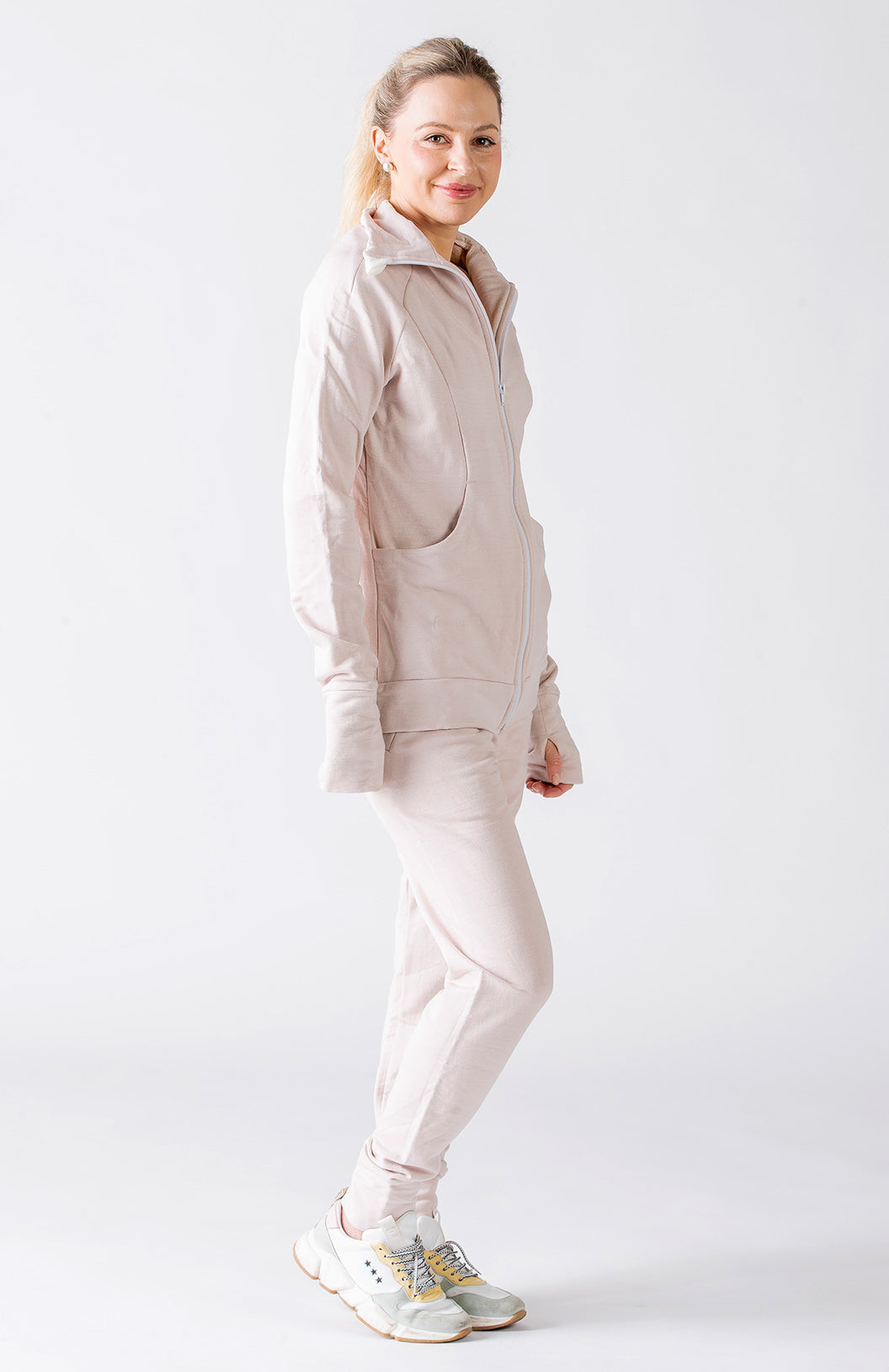 Nude Women's Merino Wool Fleece Lounge Pants &amp; Yoga Pants 